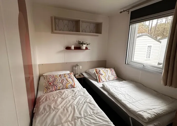 Campingplads Grand Mobil Confort Pour 6 Personnes - Les Oyats 4 Etoiles Seignosse